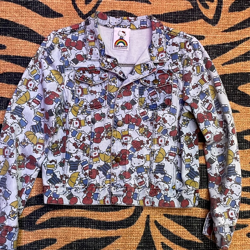 Hello Kitty 40th Anniversary Sanrio Exclusive Denim Jacket
